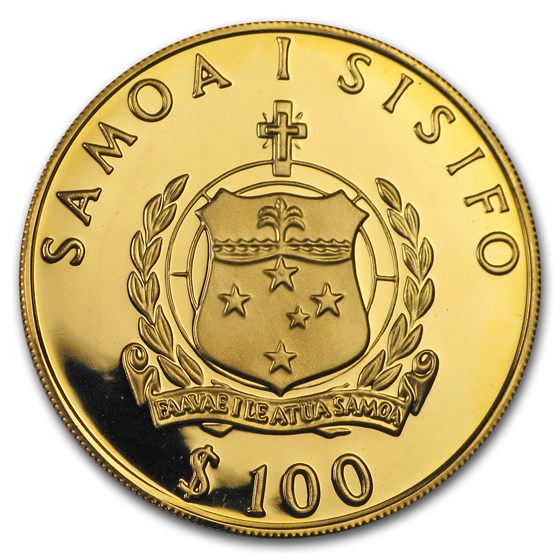 Buy 1988 Samoa Proof Gold 100 Tala Kon Tiki (.2170 AGW) | APMEX