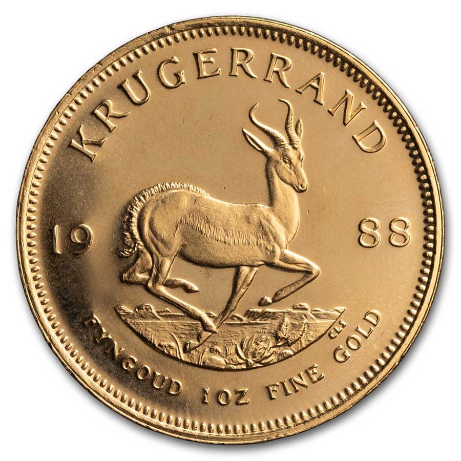 1988 South Africa 1 oz Proof Gold Krugerrand