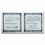 1988 South Korea 2-Coin Silver Seoul Olympics Proof Set