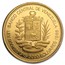1988 Venezuela Gold 5000 Bolivares Santiago Marino Proof