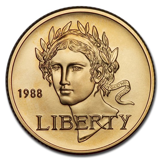 1988-W Gold $5 Commem Olympic BU (Capsule Only) 1988-W Gold $5 Commem Olympic BU (Capsule Only)