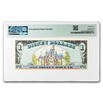 1989 $1.00 (AA) Waving Mickey CU-65 EPQ PMG (DIS#11)
