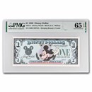 1989 $1.00 (DA) Waving Mickey (DIS#13) CU-65 EPQ PMG