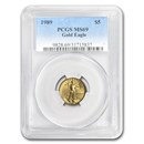 1989 1/10 oz American Gold Eagle MS-69 PCGS