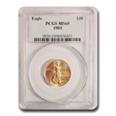 1989 1/4 oz American Gold Eagle MS-69 PCGS