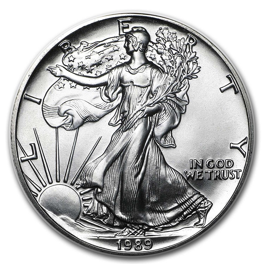 1989 1 oz American Silver Eagle BU