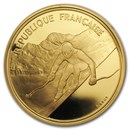 1989-1991 France Proof Gold 500 Francs Winter Olympics
