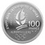 1989-1991 France Silver 100 Francs Albertville Olympics Proof