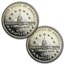 1989 2-Coin Congressional Proof Set (w/Box & COA)