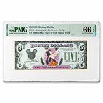 1989 $5.00 (AA) Closed-Eyed Goofy CU-66 EPQ PMG (DIS#12)