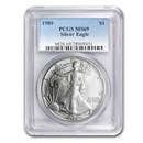1989 American Silver Eagle MS-69 PCGS