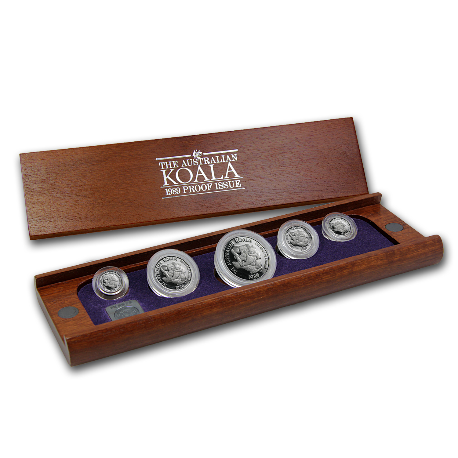 Buy 1989 Australia 5-Coin Platinum Koala Proof Set (1.9 oz) | APMEX