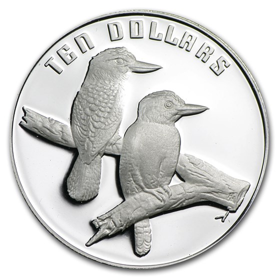 1989 Australia Silver $10 Kookaburra Proof 1989 Australia Silver $10 Kookaburra Proof