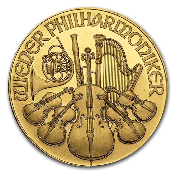 1989 Austria 1 oz Gold Philharmonic BU 1989 Austria 1 oz Gold Philharmonic BU