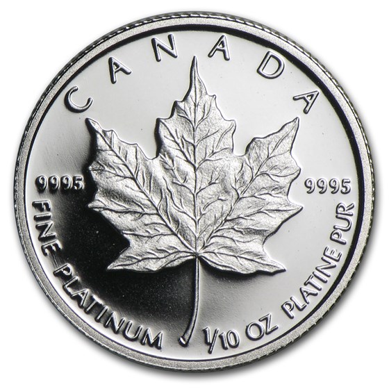 1989 Canada 1/10 oz Platinum Maple Leaf Proof 1989 Canada 1/10 oz Platinum Maple Leaf Proof