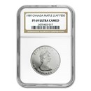 1989 Canada 1 oz Proof Platinum Maple Leaf PF-69 NGC
