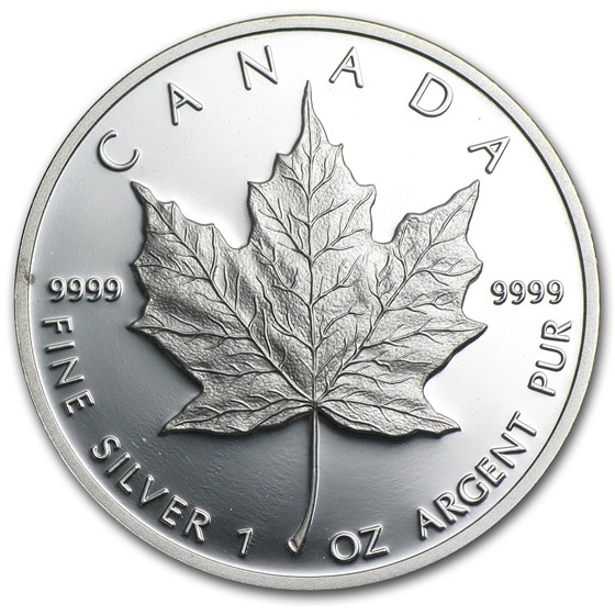 1989 Canada 1 oz Proof Silver Maple Leaf (Coin Only)