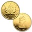 1989 Canada 4-Coin Gold Maple Leaf PF Set (10th Anniv, Box & COA)
