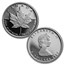 1989 Canada 4-Coin Platinum Maple Leaf Set (10th Ann, Box & COA)