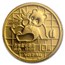 1989 China 1/10 oz Gold Panda MS-69 PCGS (Small Date)