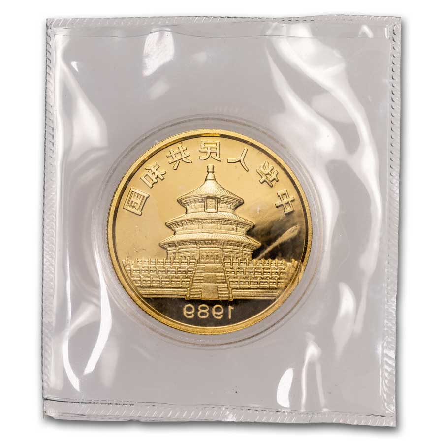 1989 China 1/2 oz Gold Panda Large Date Proof (Capsules Sealed) | eBay
