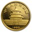 1989 China 1/20 oz Gold Panda Large Date BU (Sealed)