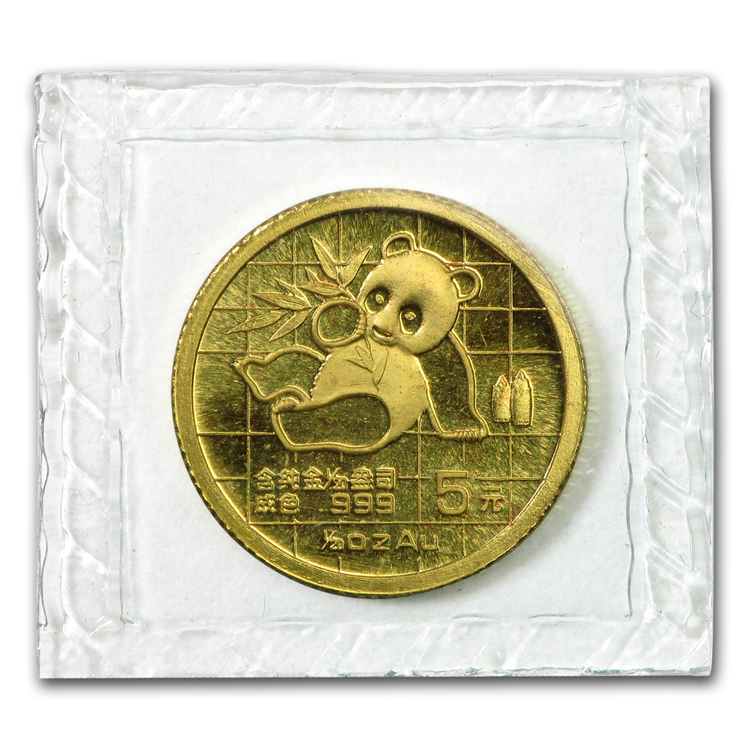 Buy 1989 China 1/20 oz Gold Panda Small Date BU (Sealed) | APMEX