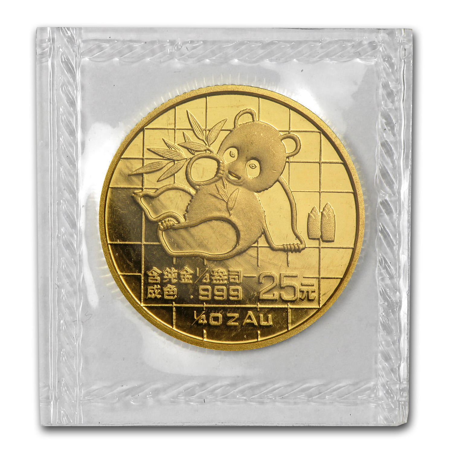 Buy 1989 China 1/4 oz Gold Panda Large Date BU (Sealed) | APMEX