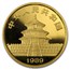 1989 China 1 oz Gold Panda Large Date BU (In Capsule)