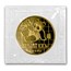 1989 China 1 oz Gold Panda Large Date BU (Sealed)