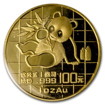 Buy 1989 China 1 oz Gold Panda Large Date BU (Sealed) | APMEX