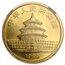 1989 China 1 oz Gold Panda Small Date MS-69 NGC