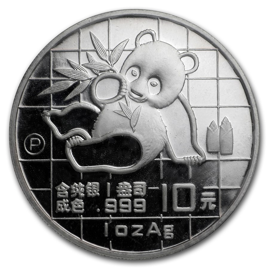1989 China 1 oz Silver Panda Proof (Sealed)