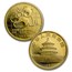 1989 China 5-Coin Gold Panda Set BU