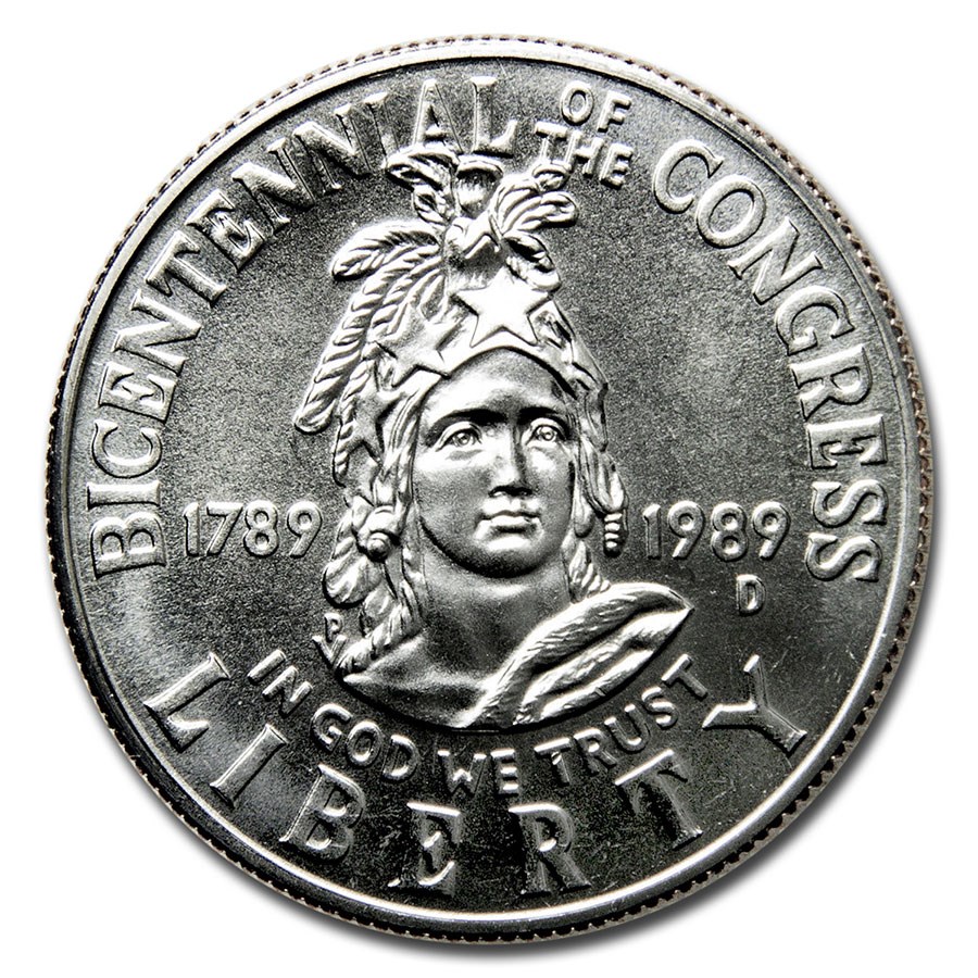 1989-D Congressional 1/2 Dollar Clad Commem BU (Capsule only)