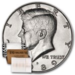 1989-D Kennedy Half Dollar 20-Coin Roll BU