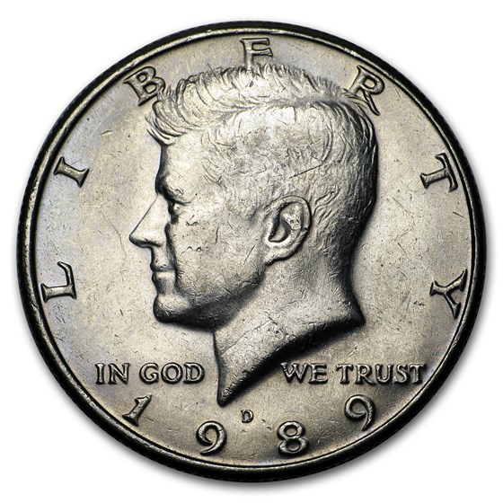 1989-D Kennedy Half Dollar BU 1989-D Kennedy Half Dollar BU