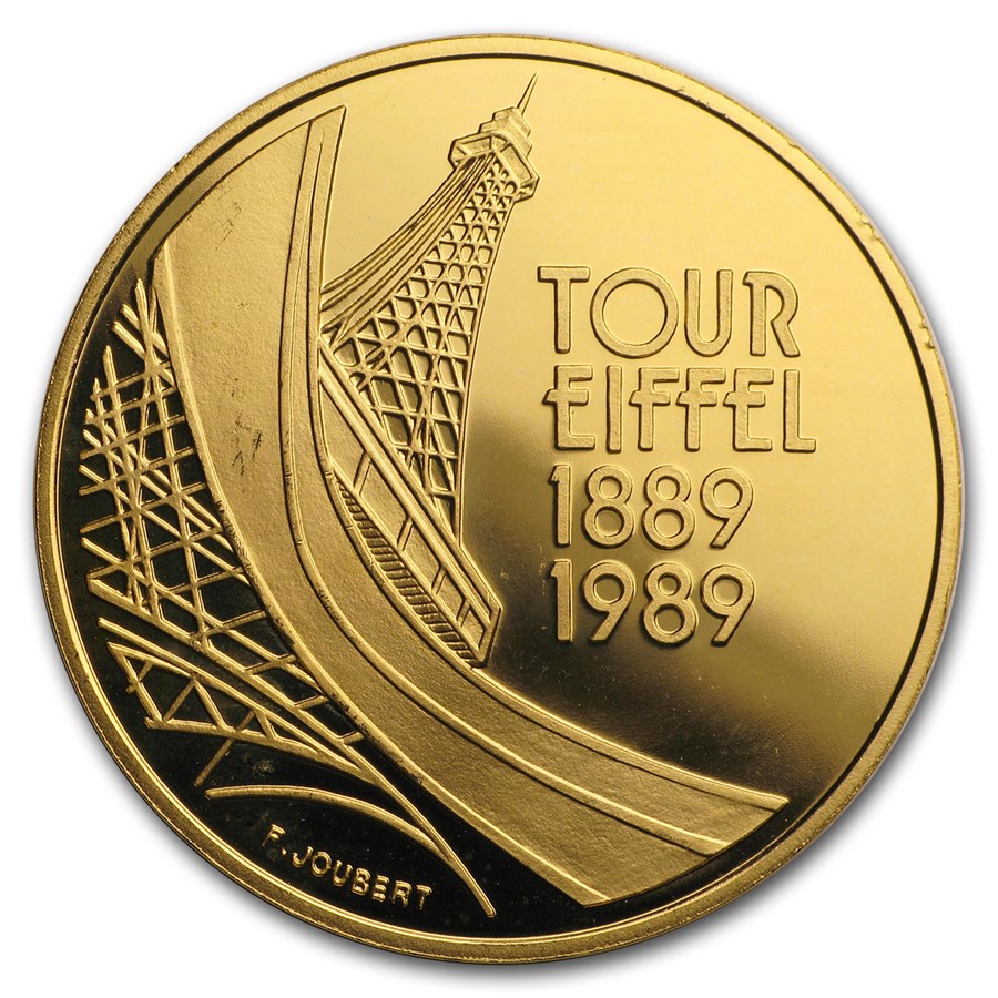 Buy 1989 France Proof Gold 5 Francs Eiffel Tower APMEX Buy 1989 France Proof Gold 5 Francs Eiffel Tower APMEX