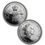 1989 Great Britain 2-Coin Silver £2 Proof Set