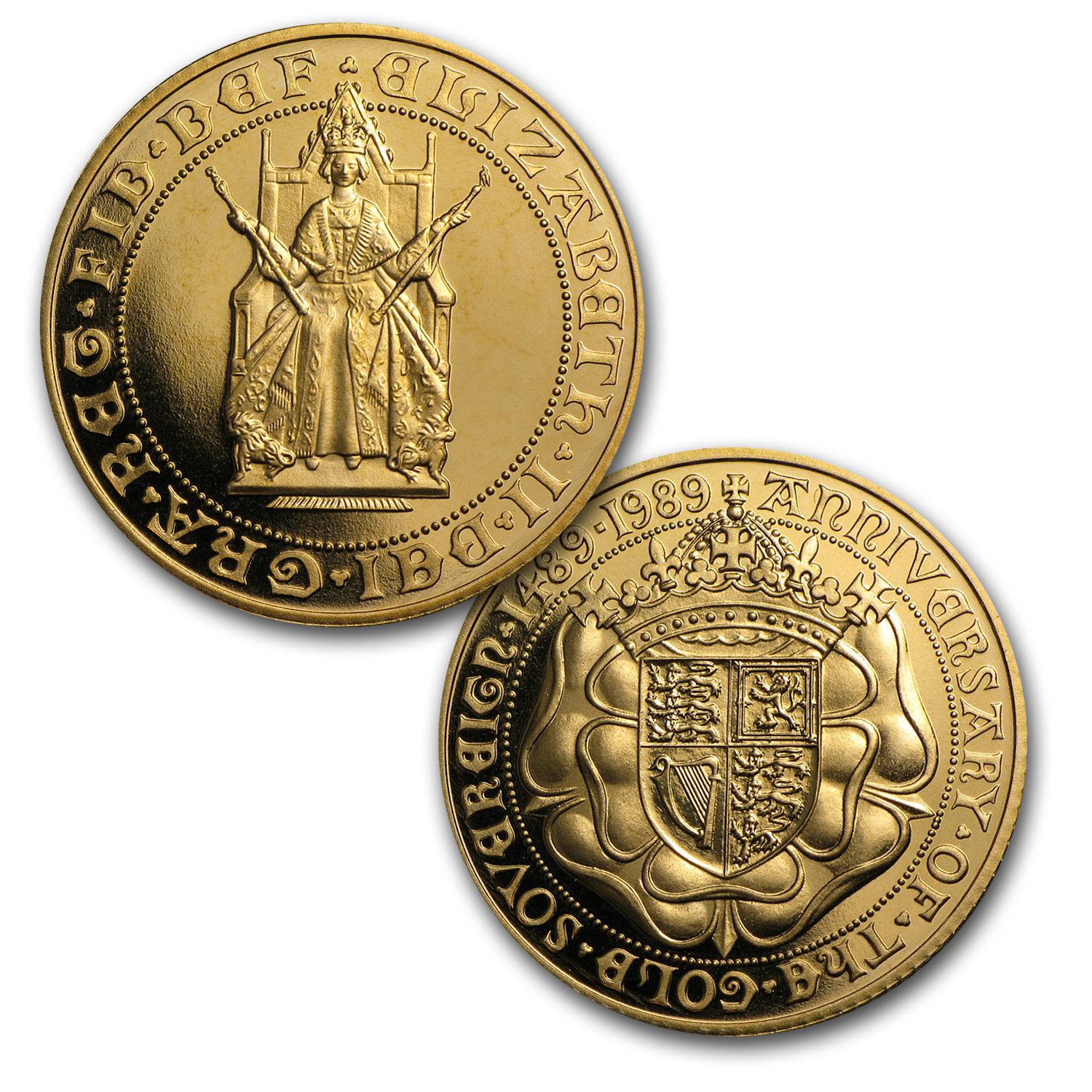 Buy 1989 Great Britain 3-Coin Gold Sovereign Anniversary Proof Set