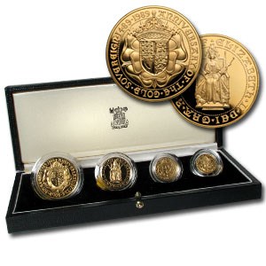 1989 Great Britain 4-Coin Gold Sovereign Proof Set 1989 Great Britain 4-Coin Gold Sovereign Proof Set