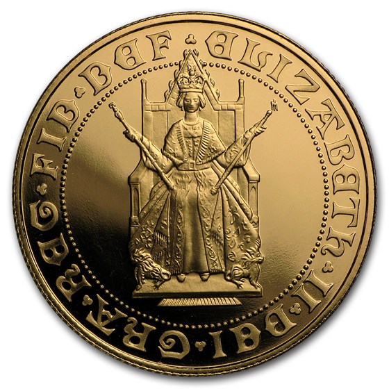 1989 Great Britain Gold Double Sovereign Proof (500th Anniv)