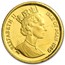 1989 Isle of Man 1/25 oz Gold Persian Cat