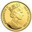 1989 Isle of Man 1/5 oz Gold Persian Cat