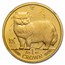 1989 Isle of Man 1 oz Gold Persian Cat MS-61 NGC
