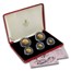 1989 Isle of Man Gold Angel Set (w/box and COA)
