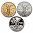 1989 Mexico Proof Libertad Set (Platinum, Silver, Gold) NGC w/COA