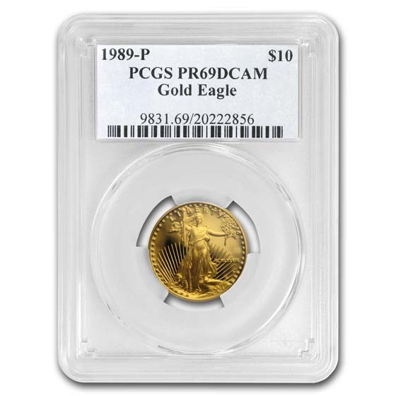 1989-P 1/4 oz Proof American Gold Eagle PR-69 DCAM PCGS 1989-P 1/4 oz Proof American Gold Eagle PR-69 DCAM PCGS
