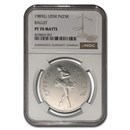 1989 Russia 1 oz Palladium Ballerina PF-70 NGC (Matte)