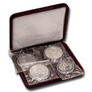 1989 Russia Tri-Metal 4-Coin Proof Set